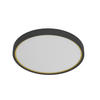 LED-DECKENLEUCHTE 35/5 cm   - Schwarz, KONVENTIONELL, Kunststoff (35/5cm) - Nordlux