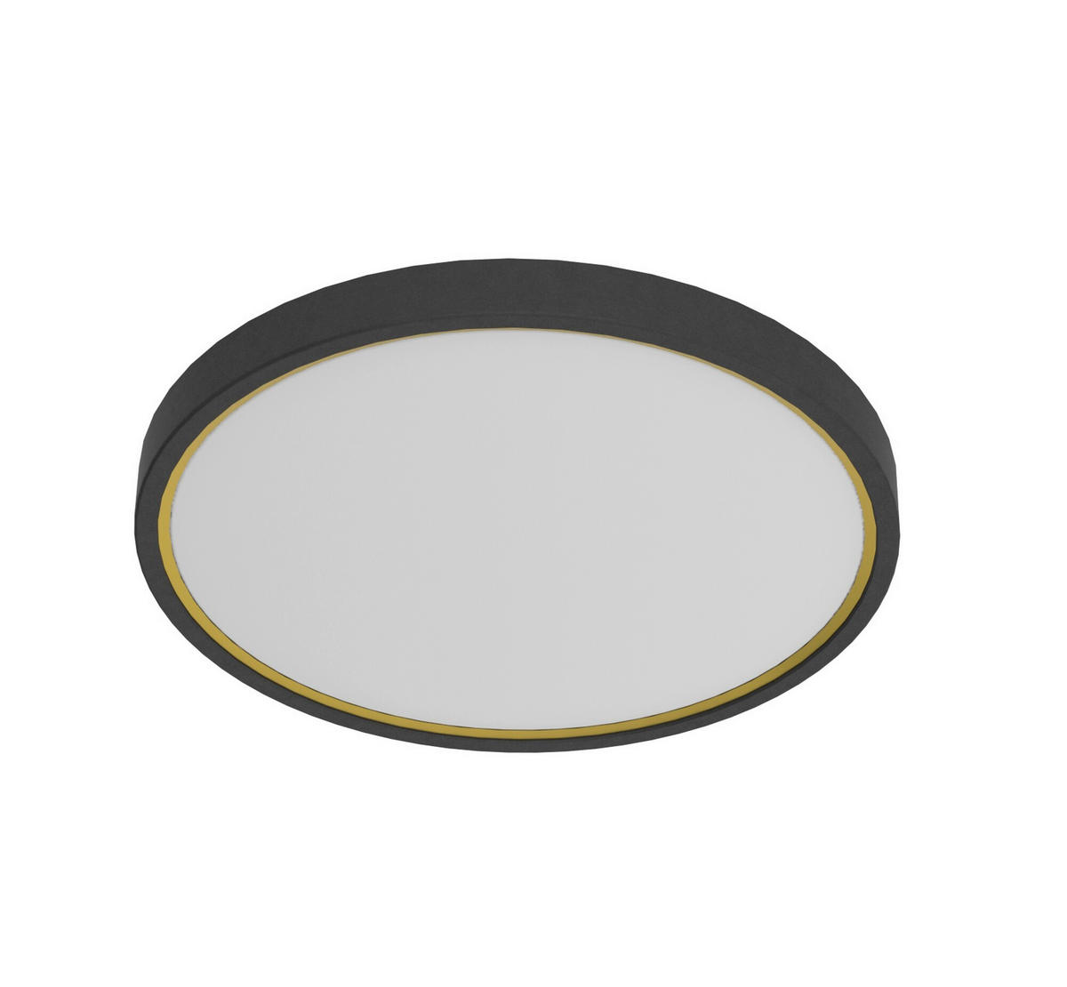 LED-DECKENLEUCHTE 35/5 cm   - Schwarz, KONVENTIONELL, Kunststoff (35/5cm) - Nordlux