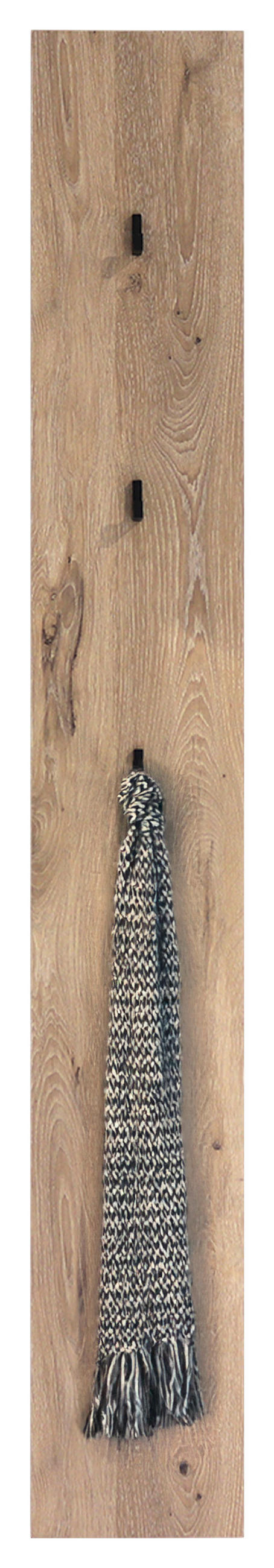 GARDEROBENPANEEL  in 22/170/2 cm  - Eichefarben, Basics, Holzwerkstoff (22/170/2cm) - Carryhome