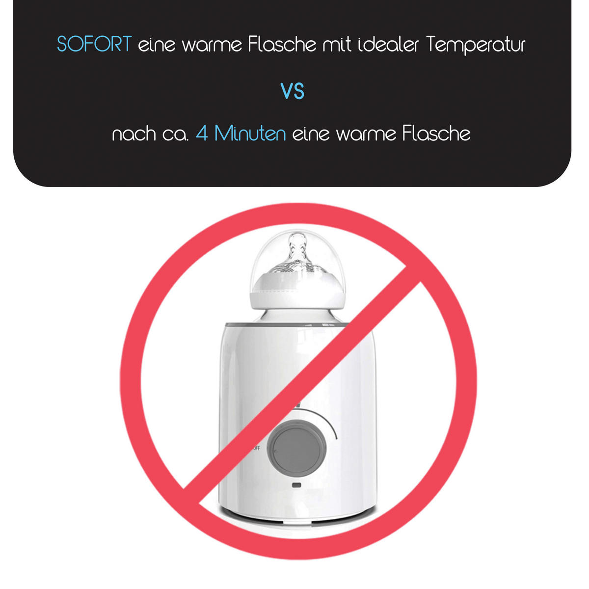 BABYNAHRUNGSZUBEREITER Insatnt Warmer  - Weiß, Basics, Kunststoff (19/36,7/15,7cm) - Baby Brezza