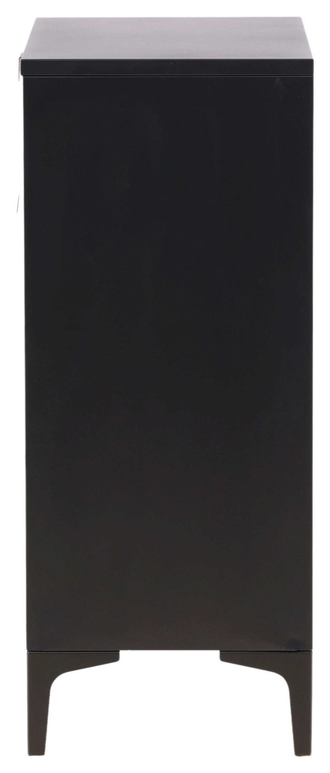LOWBOARD  in 78/98/40 cm  - Schwarz, Design, Metall (78/98/40cm) - Livetastic