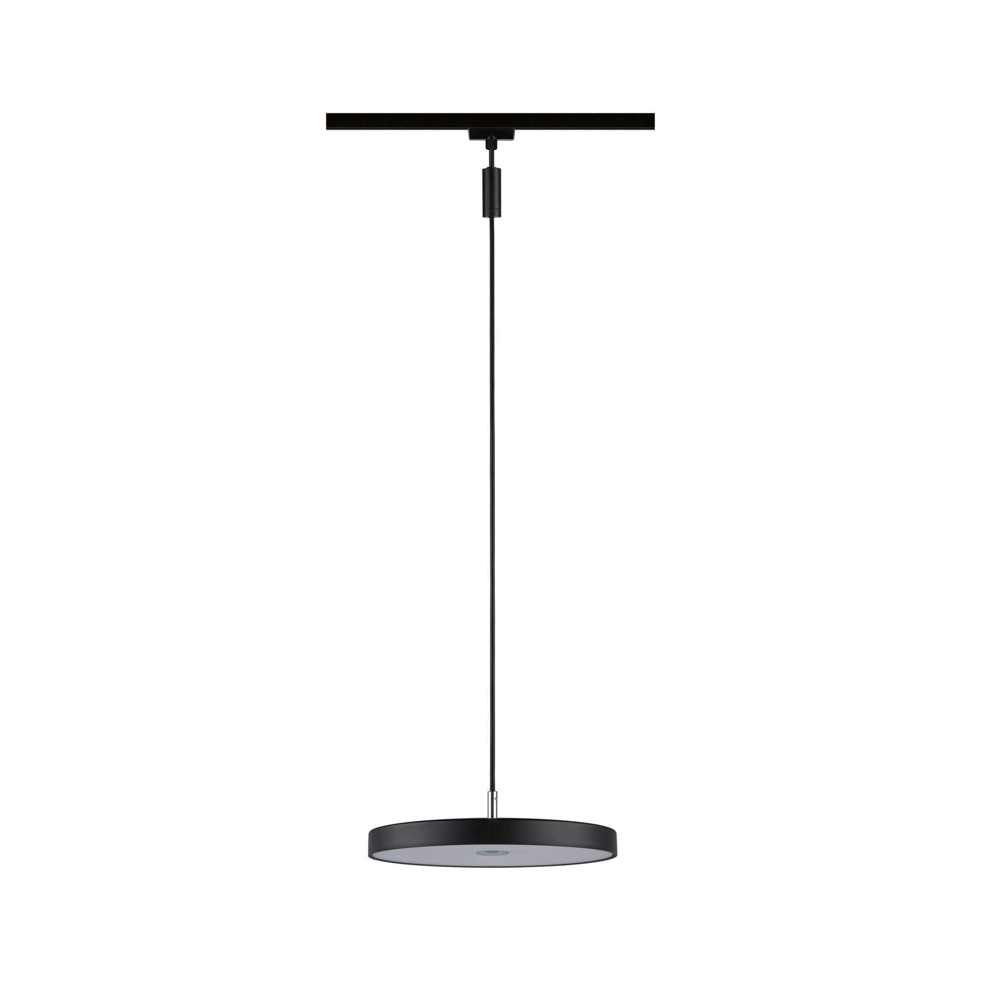 Paulmann Schienensystem-Hängeleuchte Hildor Schwarz 158.0 cm
