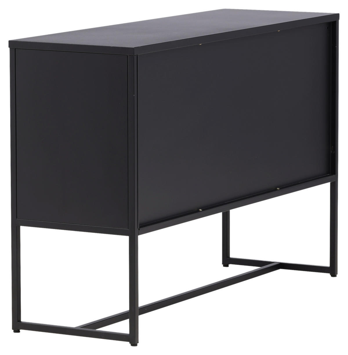 SIDEBOARD 120/80/40 cm  - svart, Design, metall (120/80/40cm) - Livetastic