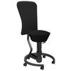 BÜROHOCKER   Schwarz  - Schwarz, Basics, Kunststoff/Textil (55/105,115/55cm) - Aeris