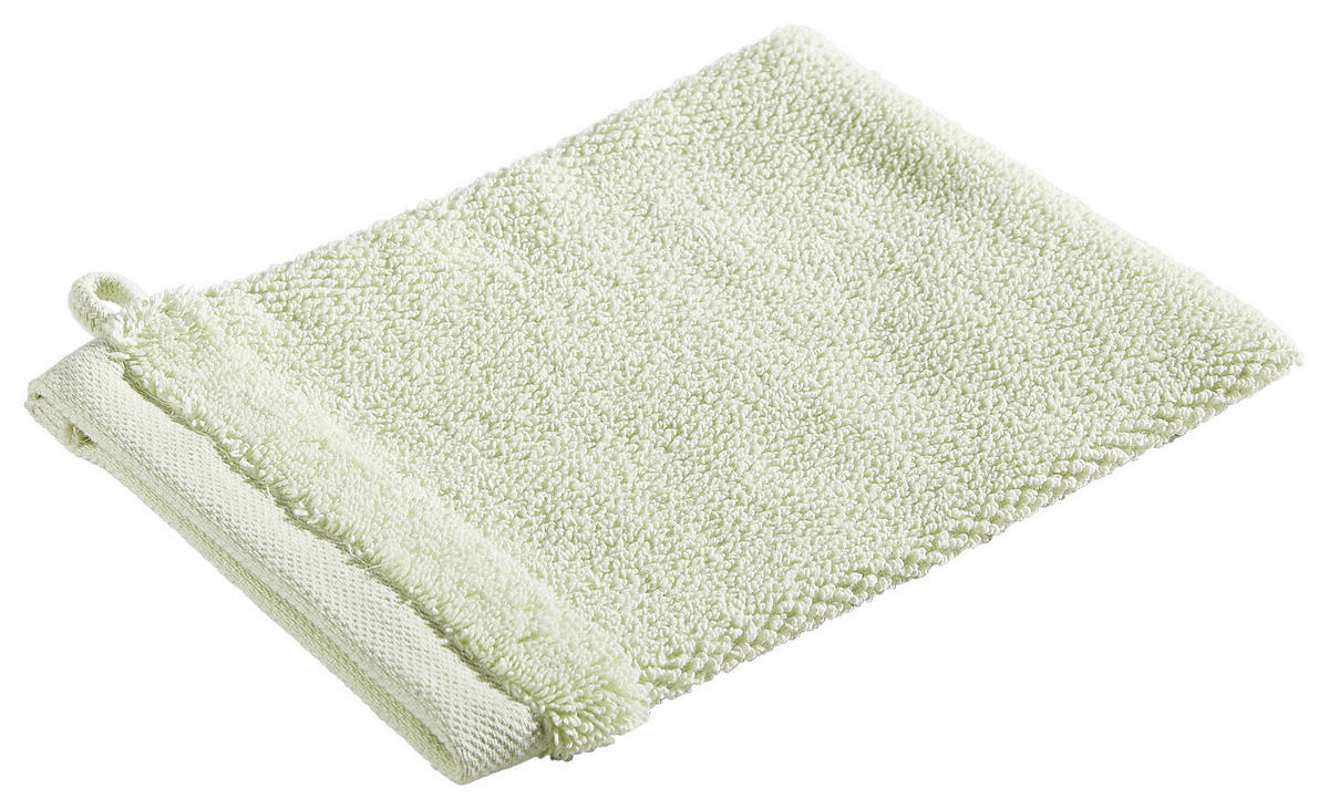 WASCHLAPPEN BONITA Hellgrün 4-teilig  - Hellgrün, Natur, Textil (16/21cm) - Bio:Vio