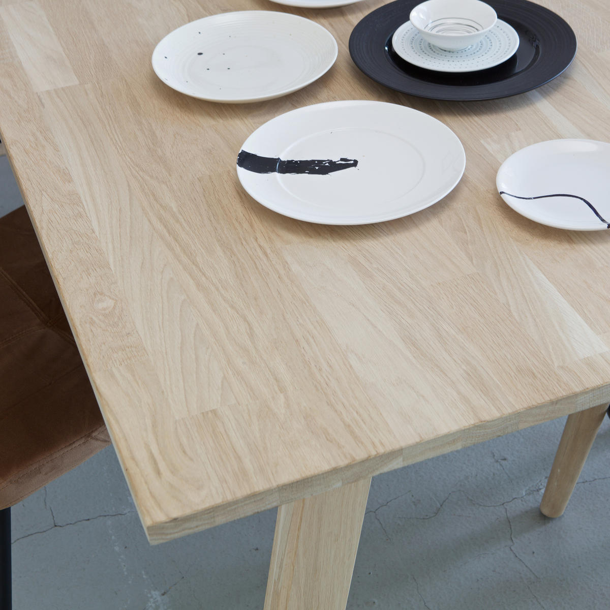 TISCHGESTELL   - Eichefarben, MODERN, Holz (79/72/10cm) - Livetastic