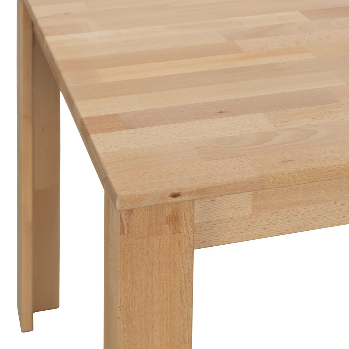 JÍDELNÍ STŮL, jádrový buk, 140-200/90/76 cm - jádrový buk, Natur, dřevo (140-200/90/76cm) - Livetastic