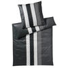 BETTWÄSCHE Makosatin 155/220 cm  - Schwarz/Weiß, Basics, Textil (155/220cm) - Joop!
