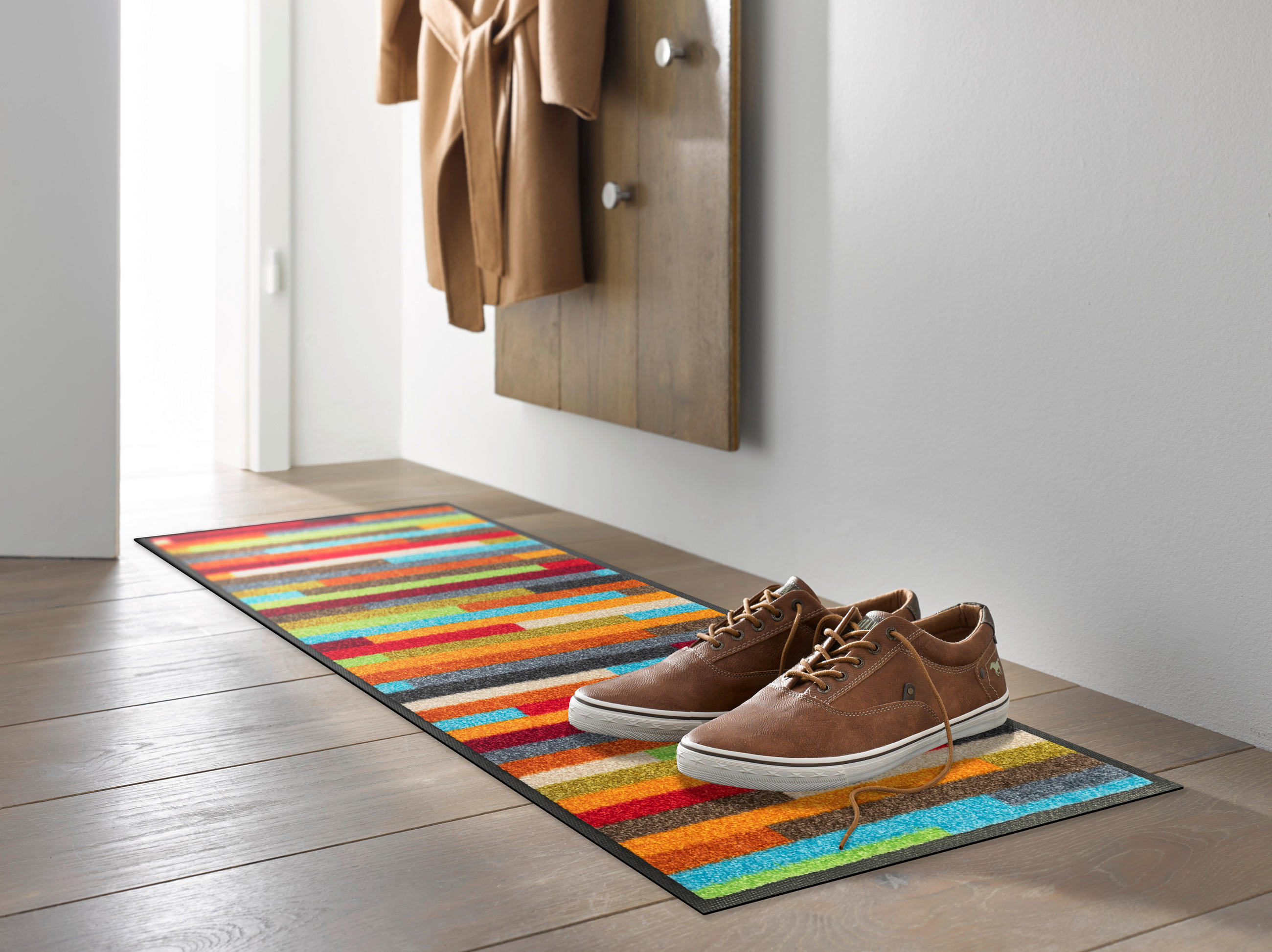 DVEŘNÍ ROHOŽKA, 35/75 cm, vícebarevná - vícebarevná, Konvenční, textil/plast (35/75cm) - Esposa