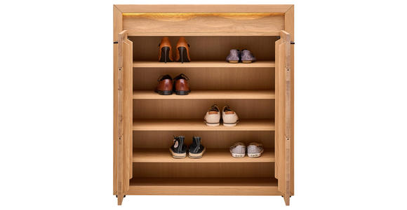 GARDEROBE  in 285/199/40 cm  - Eichefarben, KONVENTIONELL, Holz (285/199/40cm) - Linea Natura