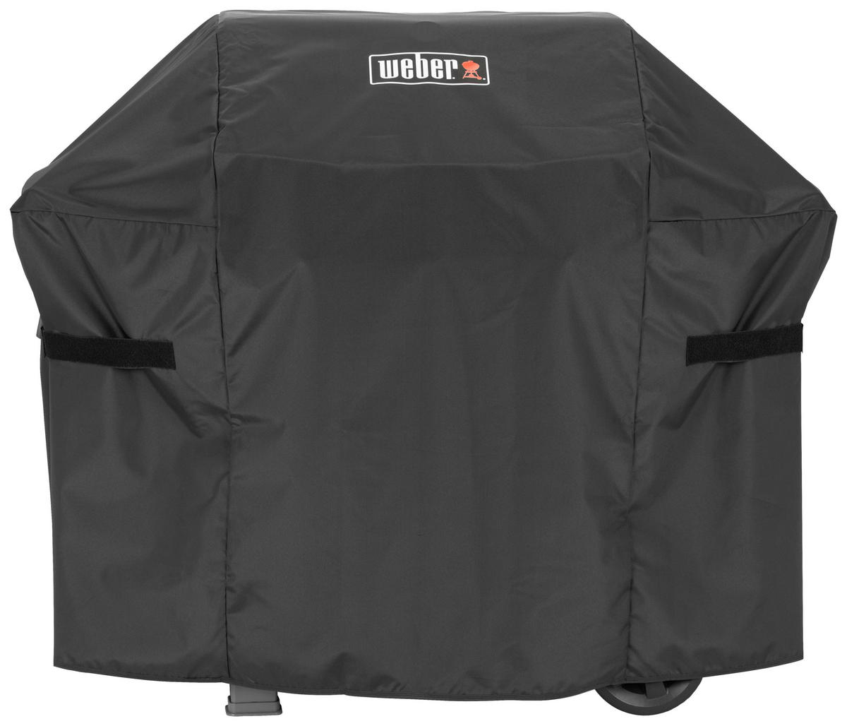 GRILLABDECKHAUBE 45/107/130 cm  - Schwarz, Basics, Kunststoff (45/107/130cm) - Weber Grill