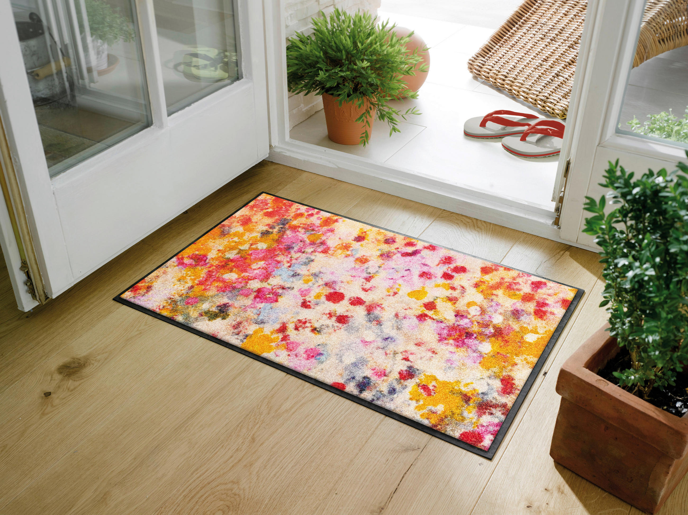 DVEŘNÍ ROHOŽKA, 50/75 cm - vícebarevná, Konvenční, textil/plast (50/75cm) - Esposa