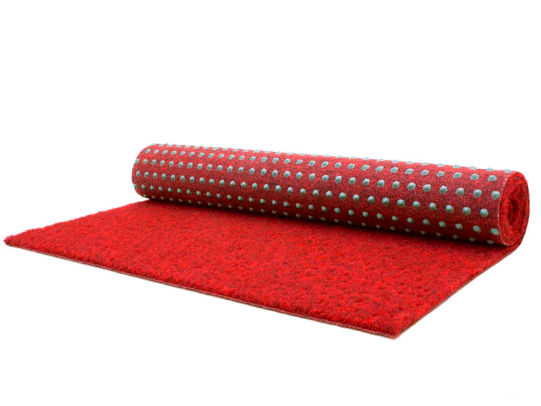 RASENTEPPICH - Rot, Basics, Textil (200/100cm)