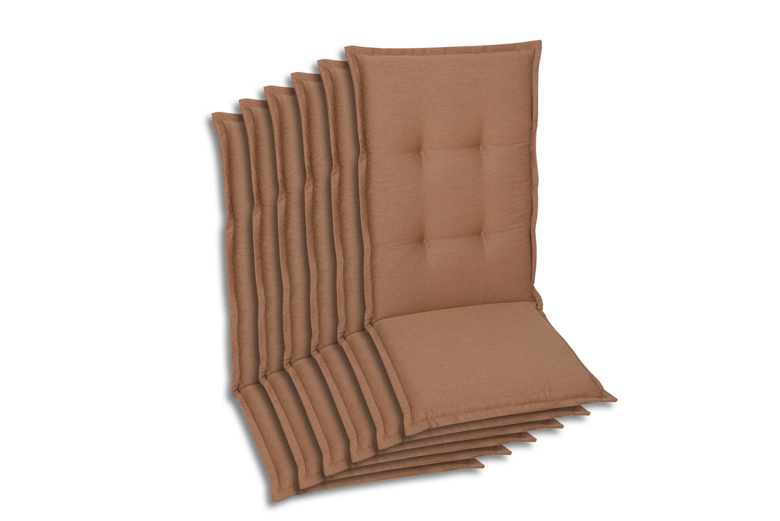 SESSELAUFLAGENSET Uni  - Rot, Basics, Textil (50/7/120cm)
