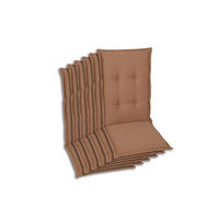 SESSELAUFLAGENSET in Rot Uni  - Rot, Basics, Textil (50/7/120cm)