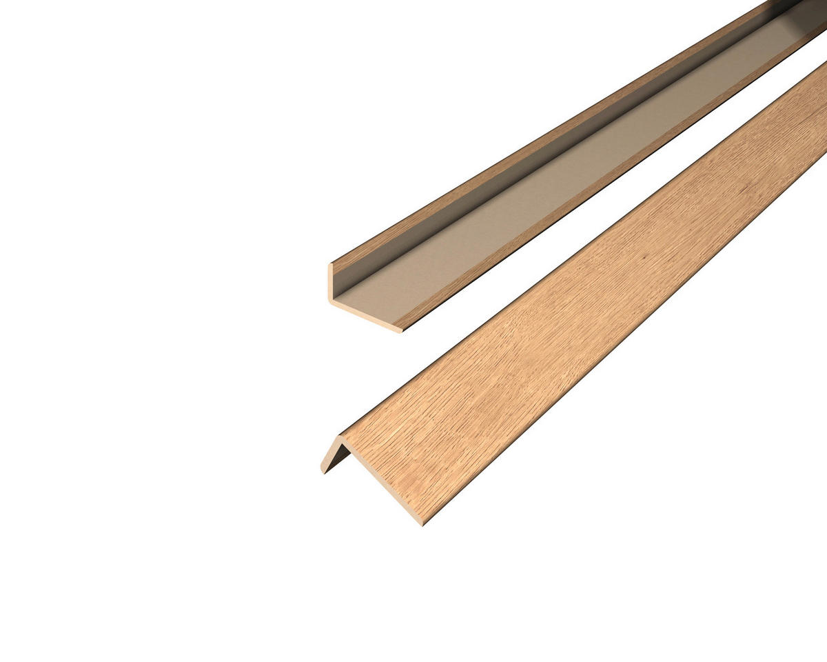 Winkelleiste Eiche - Eichefarben, Design, Naturmaterialien (240/2.2/4.5cm) - Egger Holzwerkstoffe
