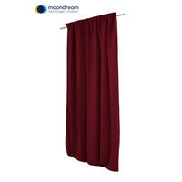 VERDUNKELUNGSVORHANG - Rot, Design, Textil (145/260cm)