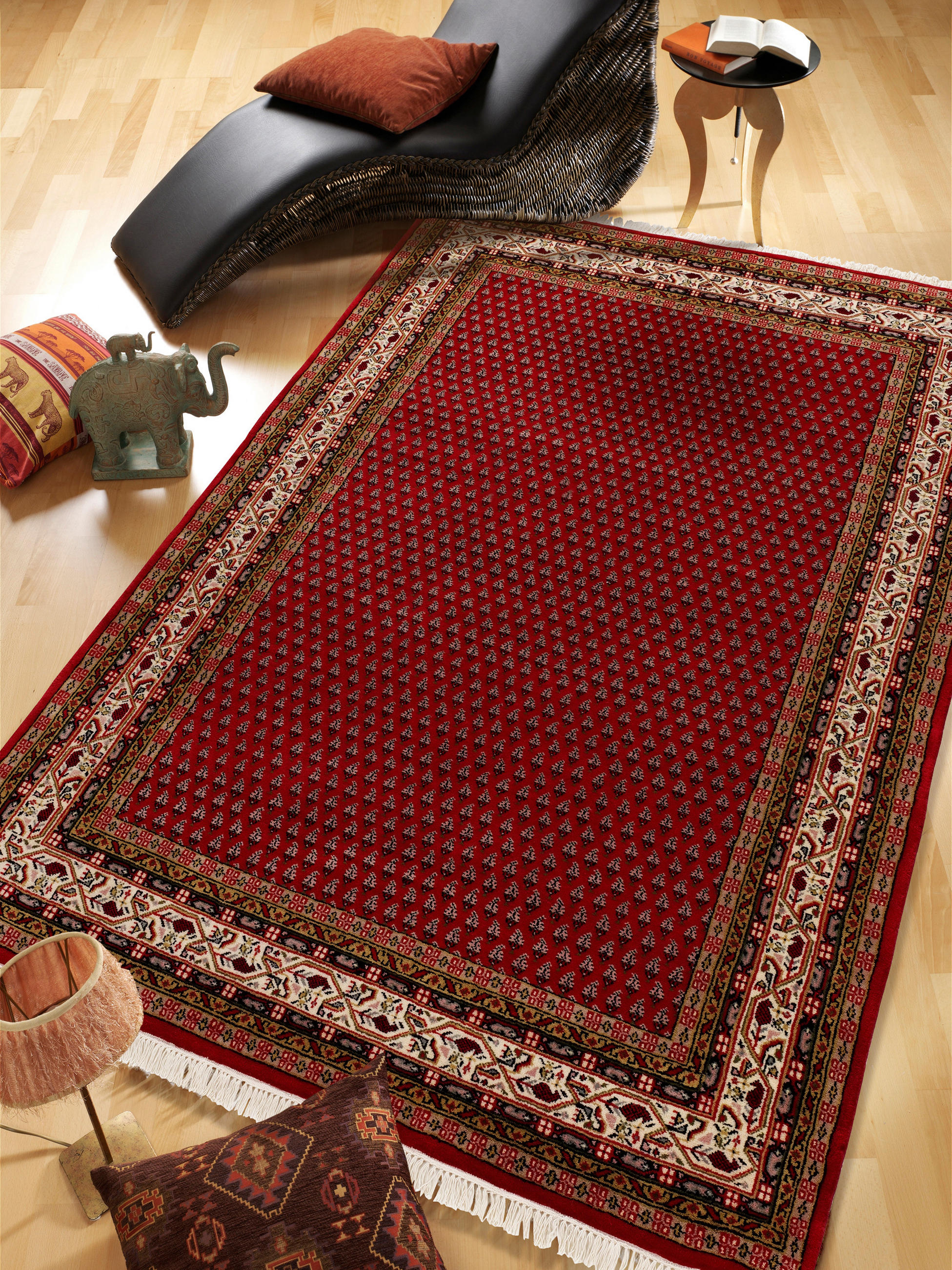 ORIENTTEPPICH 40/60 cm Creme, Rot  - Rot/Creme, Basics, Textil (40/60cm) - Cazaris