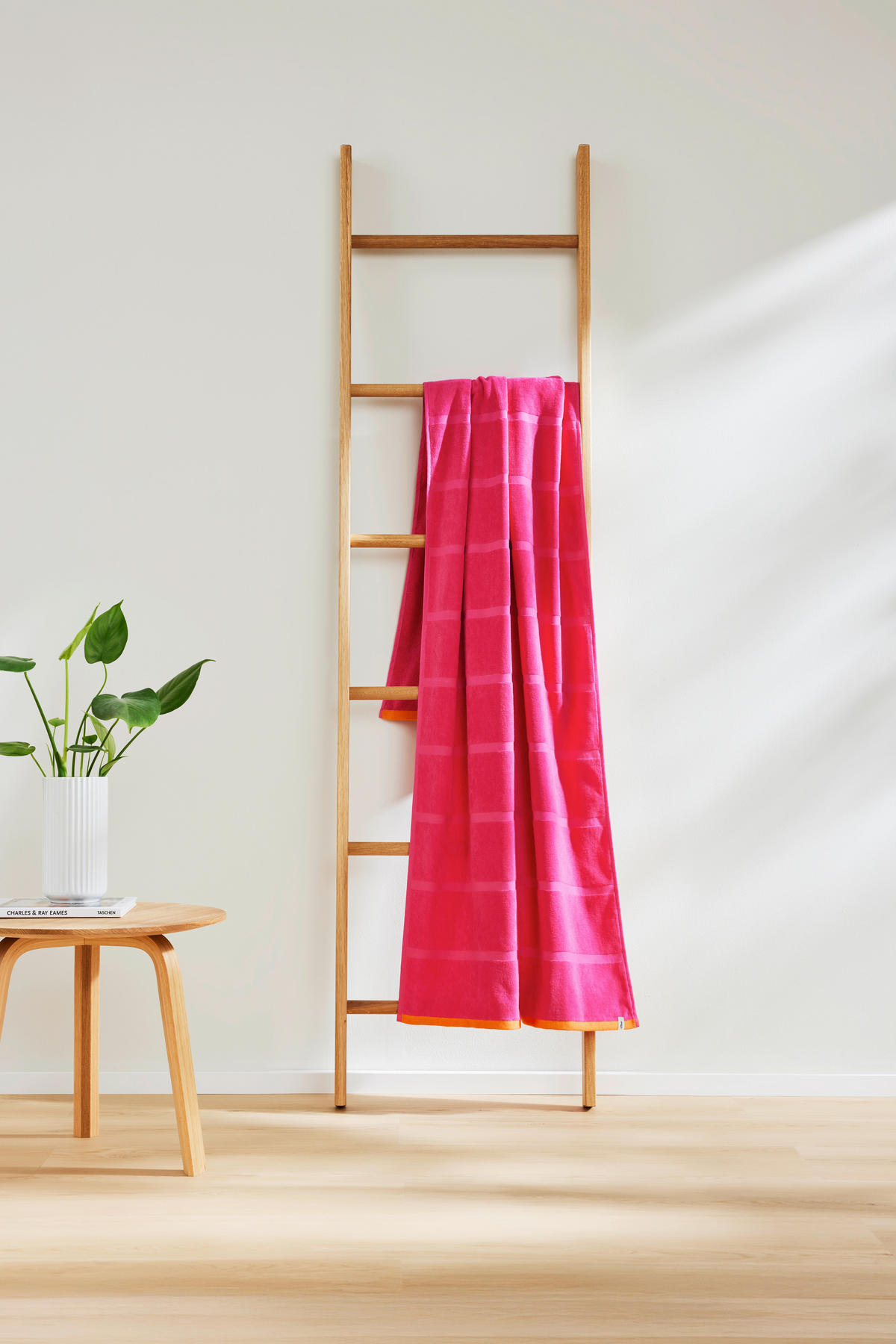 STRANDTUCH s.Oliver Orange, Pink 90/180 cm  - Pink/Orange, Trend, Textil (90/180cm) - S. Oliver