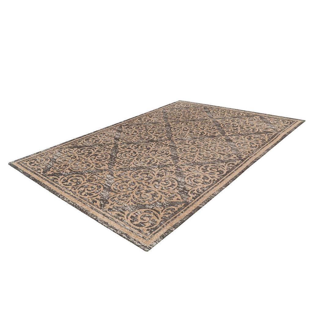 Thumbnail - Xxxl Flachwebeteppich Davio 100, Beige, Textil, rechteckig, 160x230 cm, für Fußbodenheizung geeignet, Teppiche & Böden, ...
