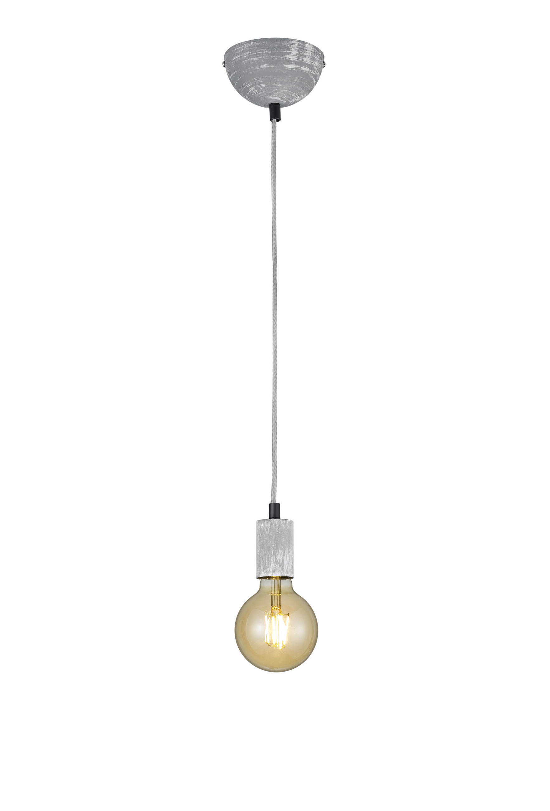 SVJETILJKA VISEĆA 12/150 cm Cord - siva, Basics, metal (12/150cm)