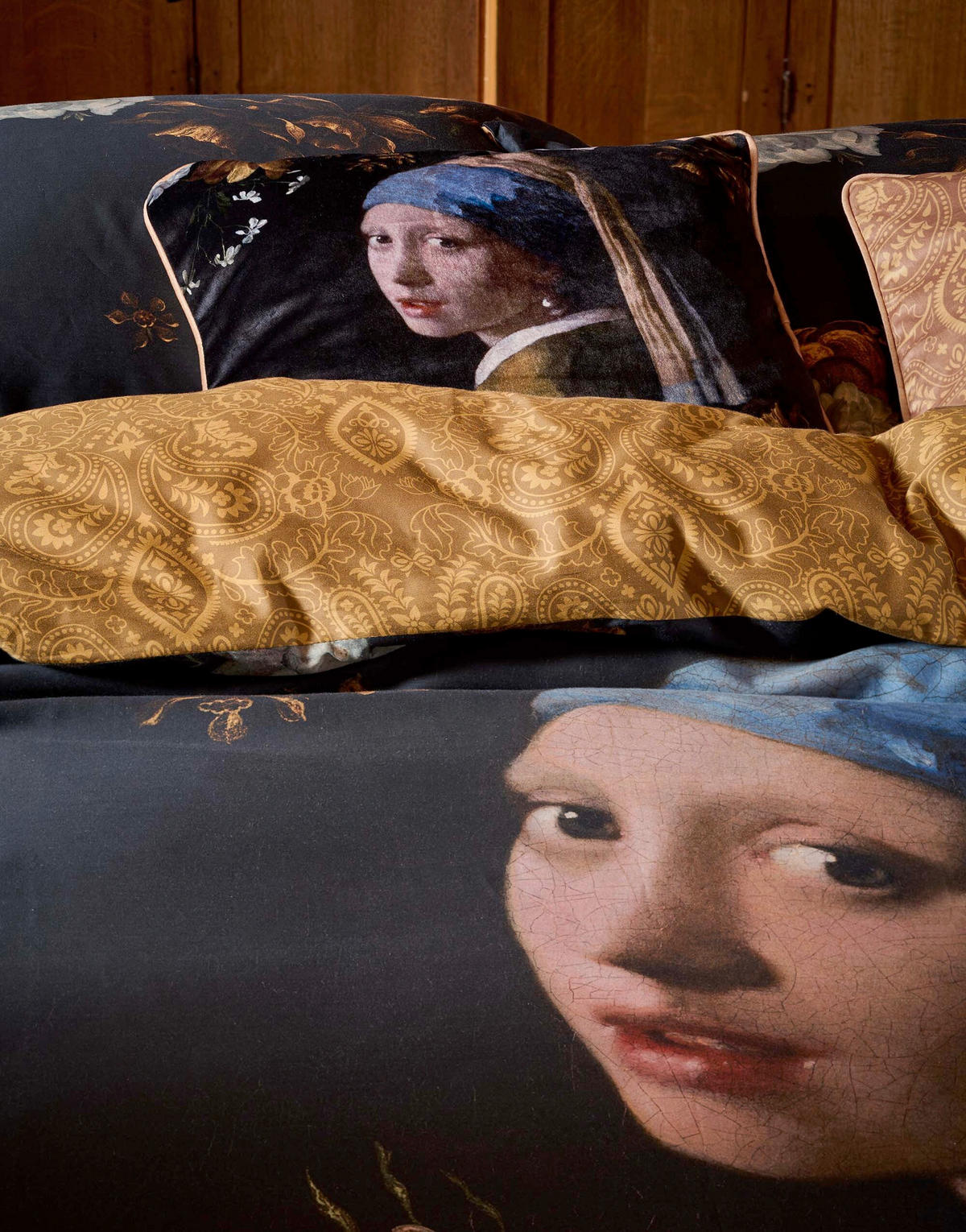 UKRASNI JASTUK 50/50 cm    - crna, Konvencionalno, tekstil (50/50cm) - Essenza