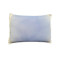 VZGLAVNIK 60/80 cm  - modra/bela, Konvencionalno, umetna masa/tekstil (60/80cm) - Sleeptex