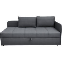 LIEGE  in Cord Grau  - Schwarz/Grau, Basics, Kunststoff/Textil (205/90/95cm) - Xora