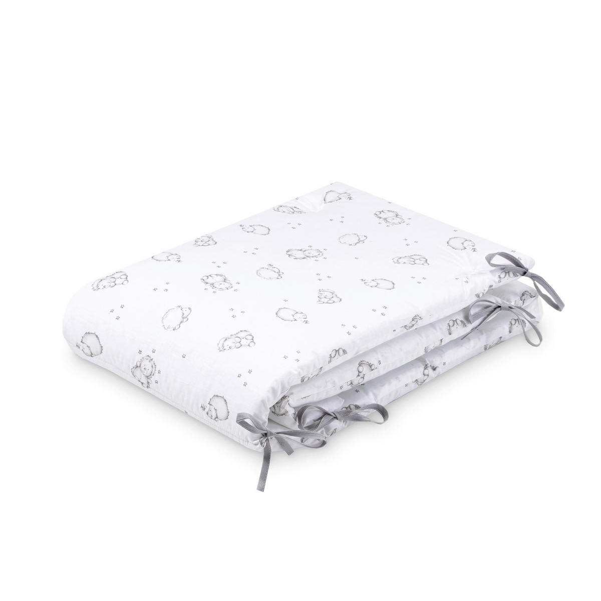 GITTERBETTSET - Weiß, Basics, Textil (100/135cm) - Julius Zöllner