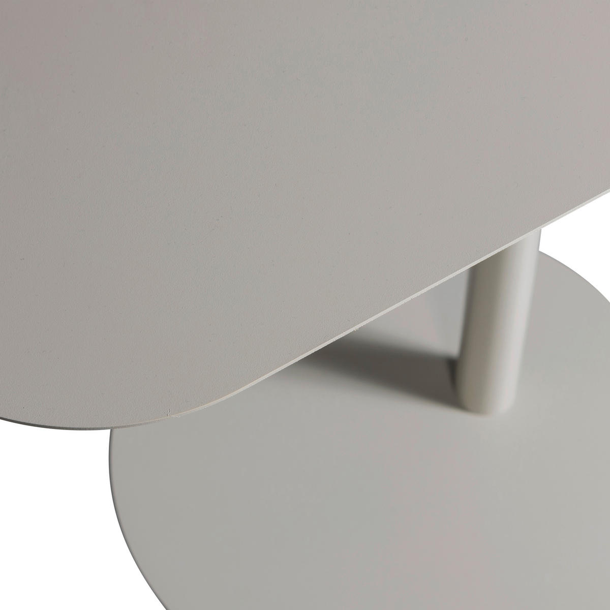 BEISTELLTISCH in Metall 50/38/50 cm  - Hellgrau, Design, Metall (50/38/50cm) - Livetastic