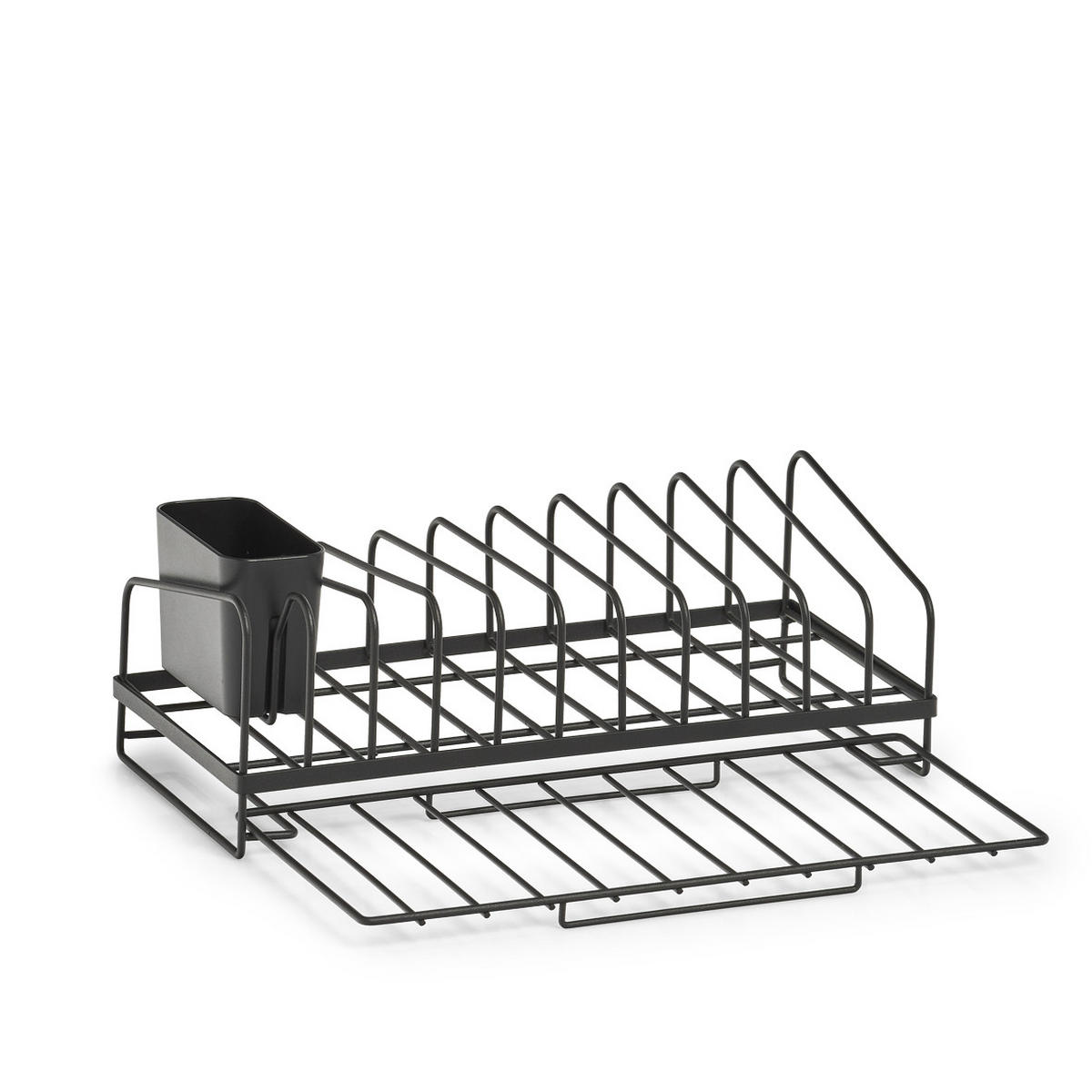 GESCHIRRABTROPFKORB 14707  - Schwarz, Basics, Metall (37/14/18cm) - Zeller Present