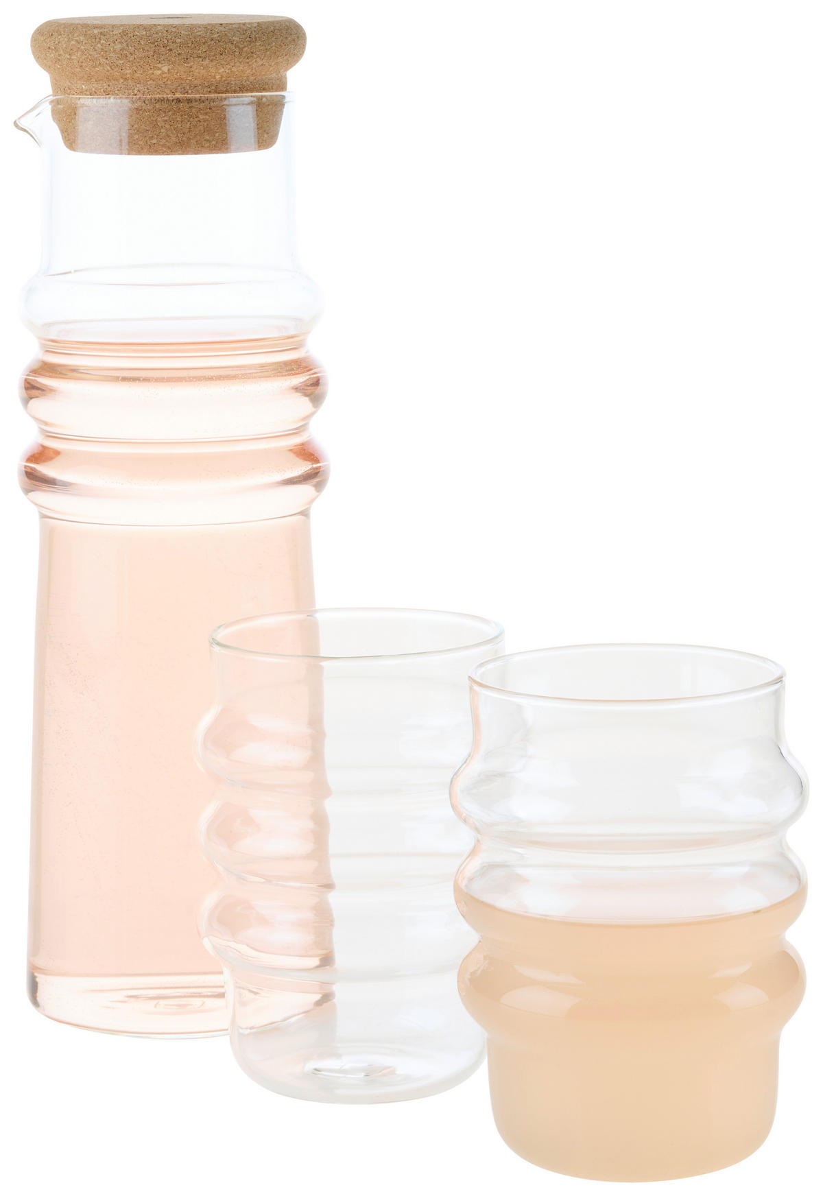 TRINKGLAS 440 ml 2-teilig  - Klar, Design, Glas (8,5/11/8,5cm) - Leonardo