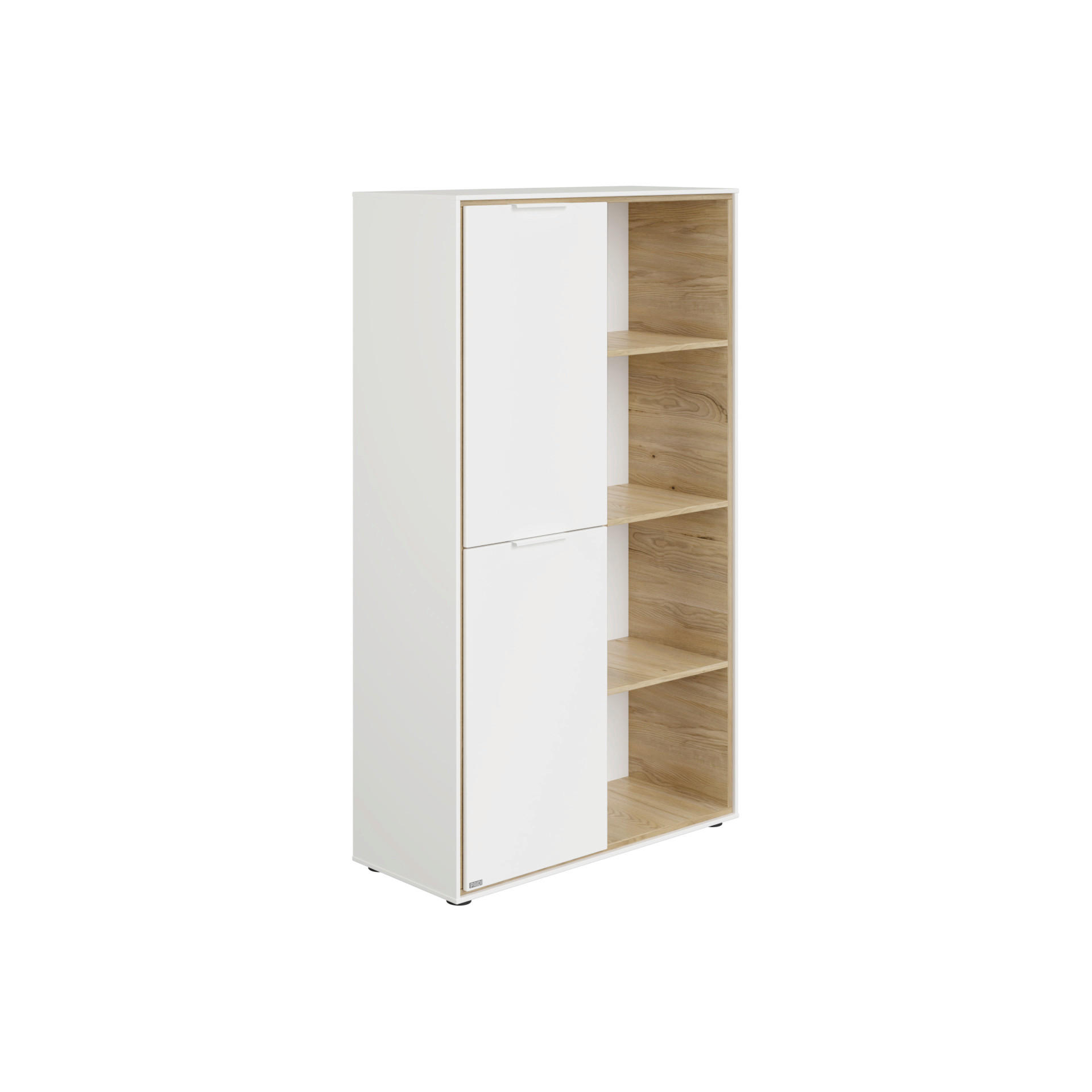 BABAPOLC Lieven  - tölgyfa/fehér, Basics, faalapú anyag (97,2/165,0/38,8cm) - Paidi