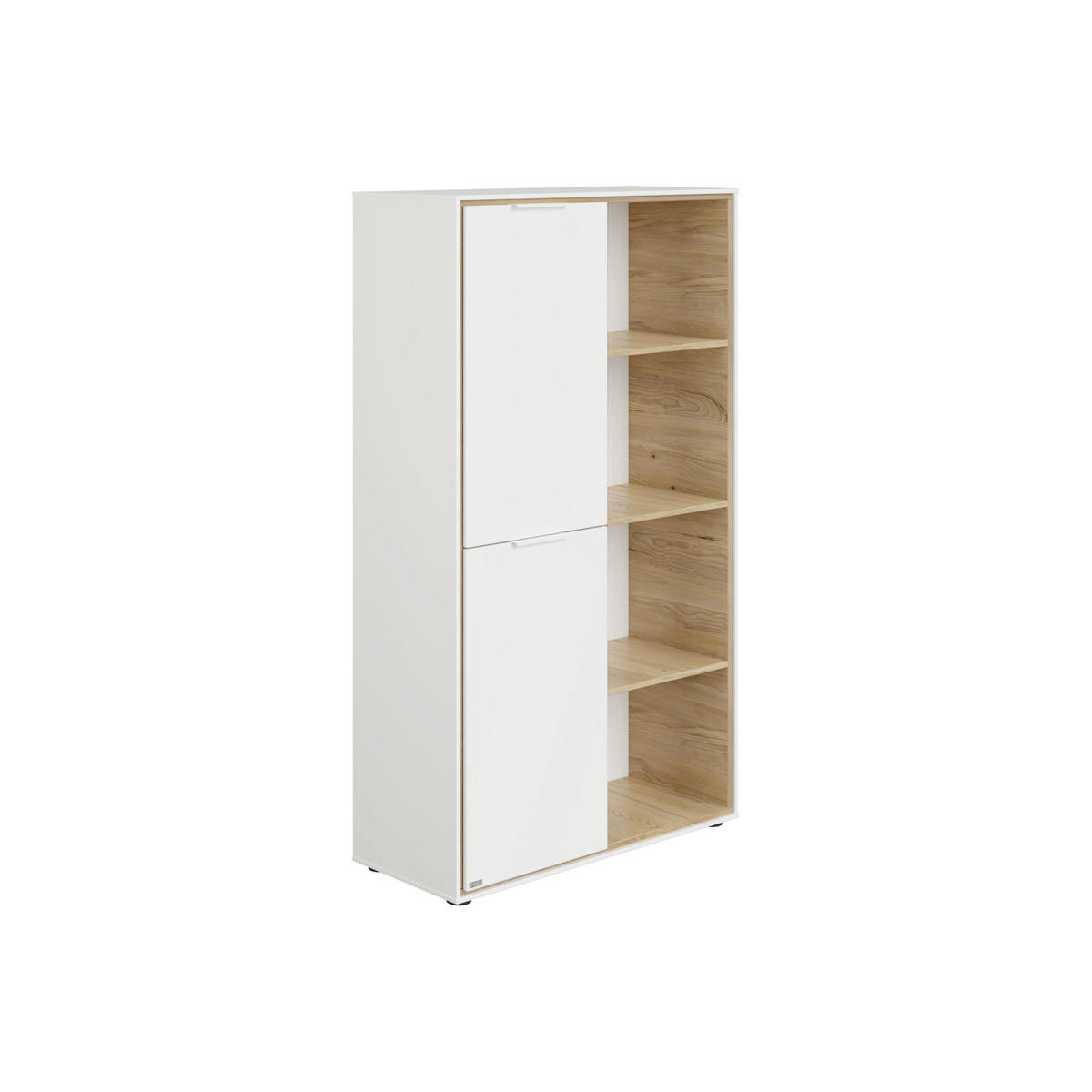 BABAPOLC Lieven  - tölgyfa/fehér, Basics, faalapú anyag (97,2/165,0/38,8cm) - Paidi