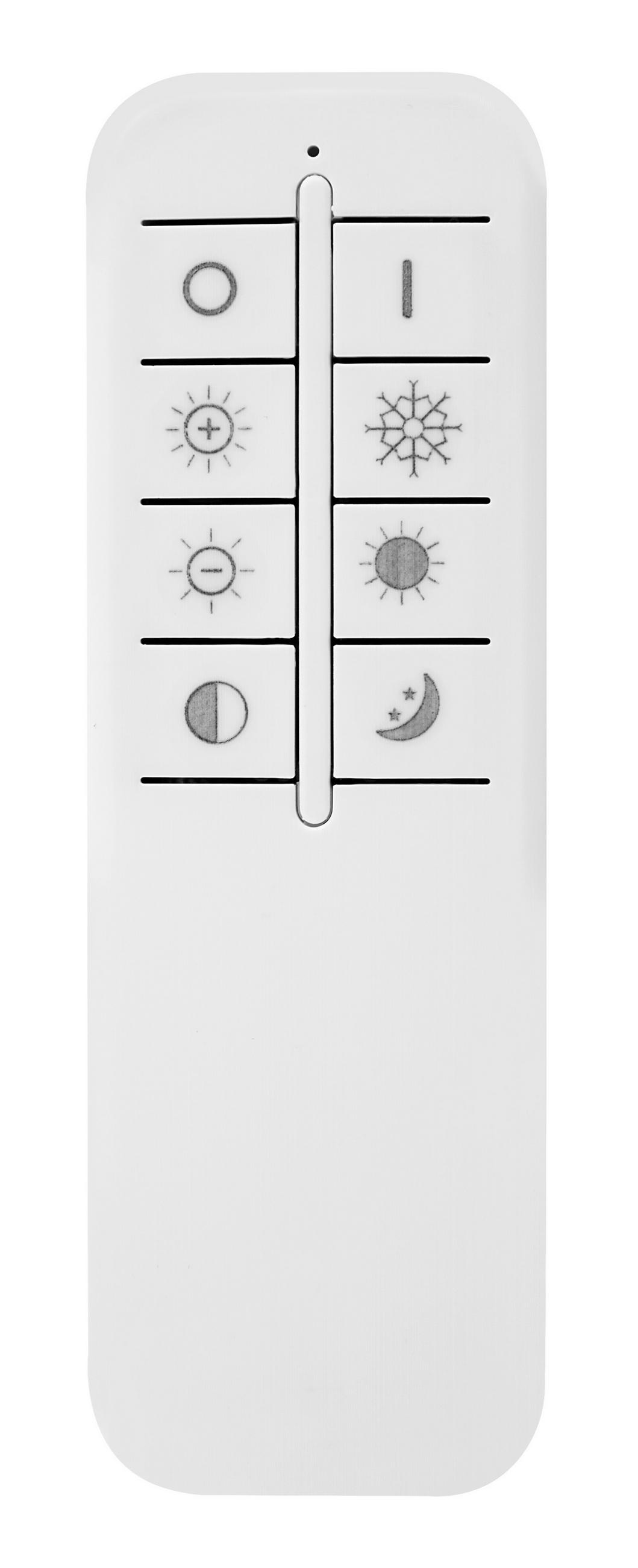 LED-DECKENLEUCHTE GOFFI 69/10 cm   - Opal/Braun, Design, Kunststoff/Metall (69/10cm) - Globo