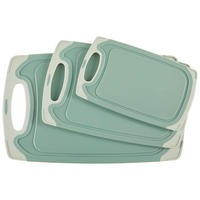 SCHNEIDEBRETT-SET Kunststoff  - Petrol/Mintgrün, Basics, Kunststoff - Homeware Profession.