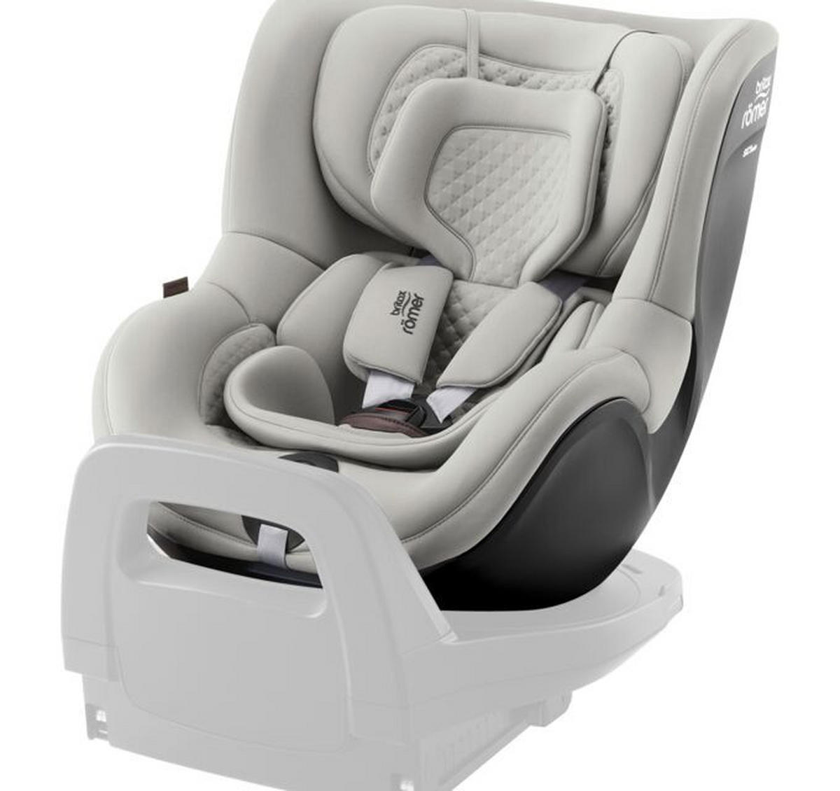 REBOARDER-KINDERSITZ DUALFIX 5Z  - Greige/Hellgrau, Basics, Kunststoff/Textil (44/48/74cm) - Britax Römer