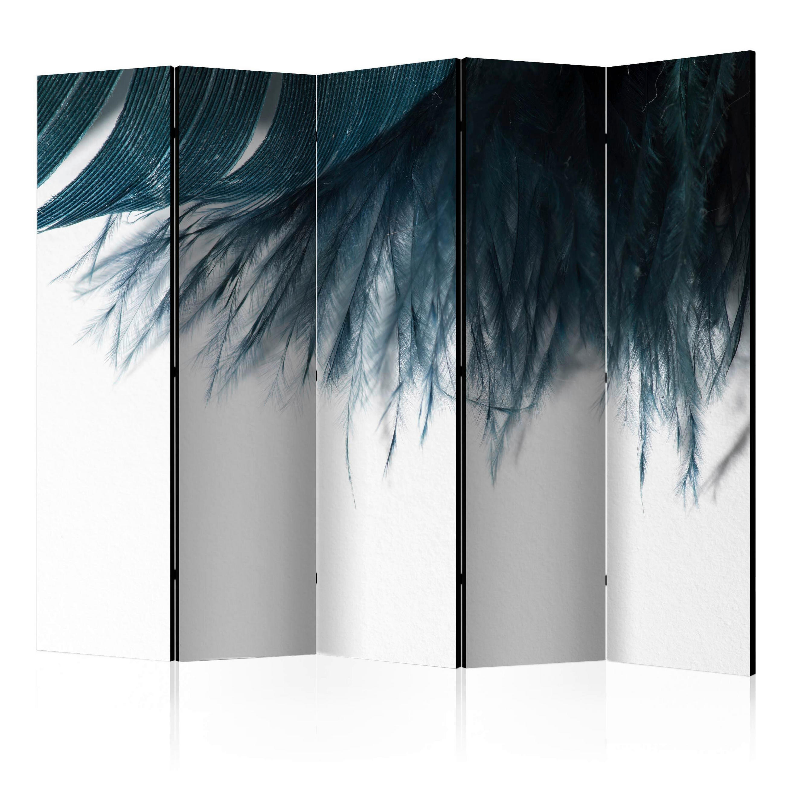 artgeist Paravent Blau, Weiß 225x172x3 cm