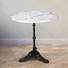BISTROTISCH rund Weiß - Schwarz/Weiß, KONVENTIONELL, Stein/Metall (60/73cm) BISTROTISCH rund Weiß - Schwarz/Weiß, KONVENTIONELL, Stein/Metall (60/73cm)