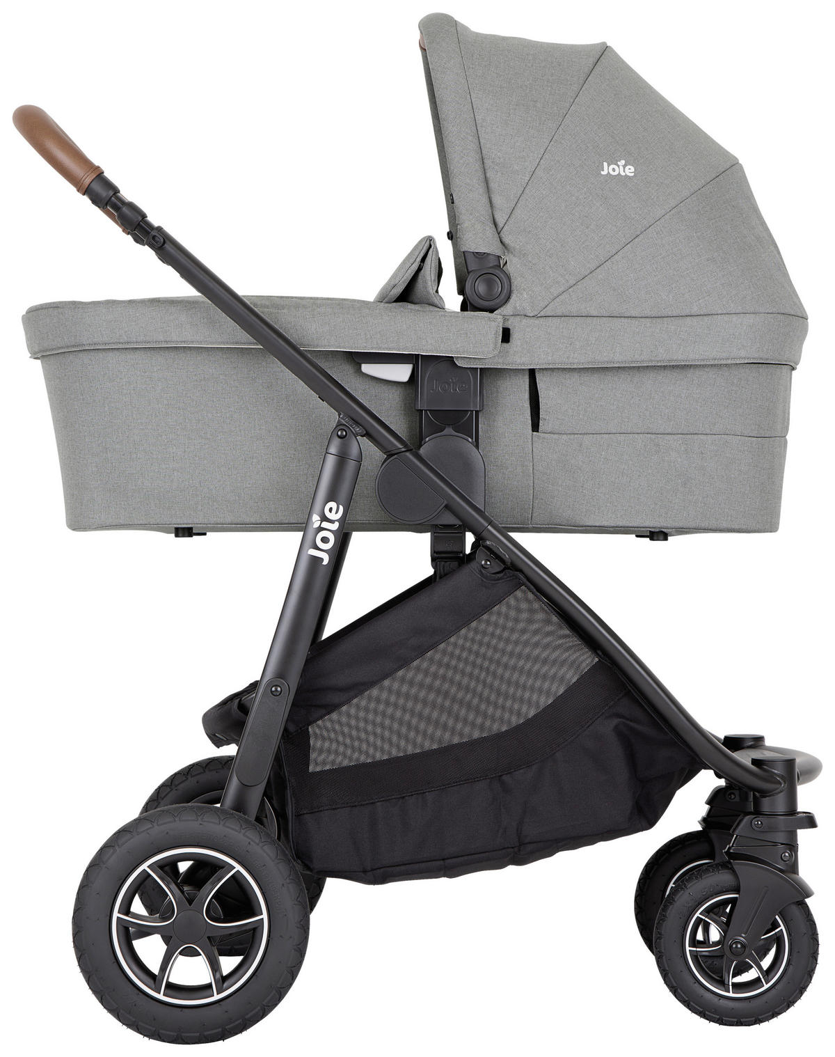 LIEGEWANNE Ramble XL  - Hellgrau/Weiß, Basics, Kunststoff/Textil (88/42/58,5cm) - Joie