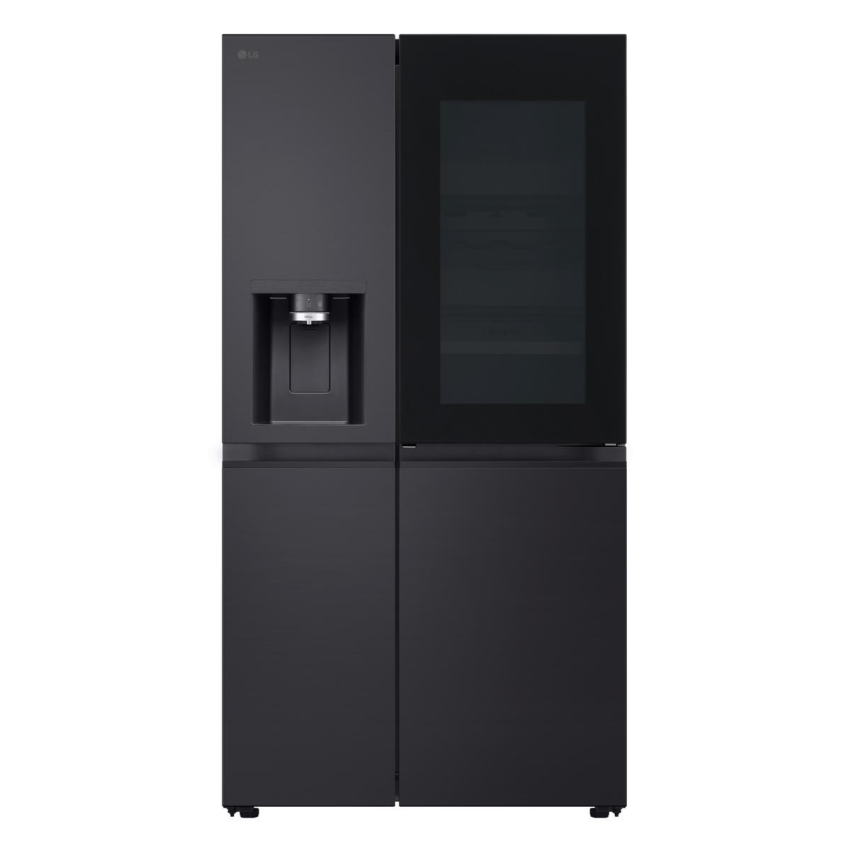 SIDE-BY-SIDE 91.3/179/73.5 cm GSXE90EVDD  - Schwarz, Basics, Glas/Kunststoff (91.3/179/73.5cm) - LG
