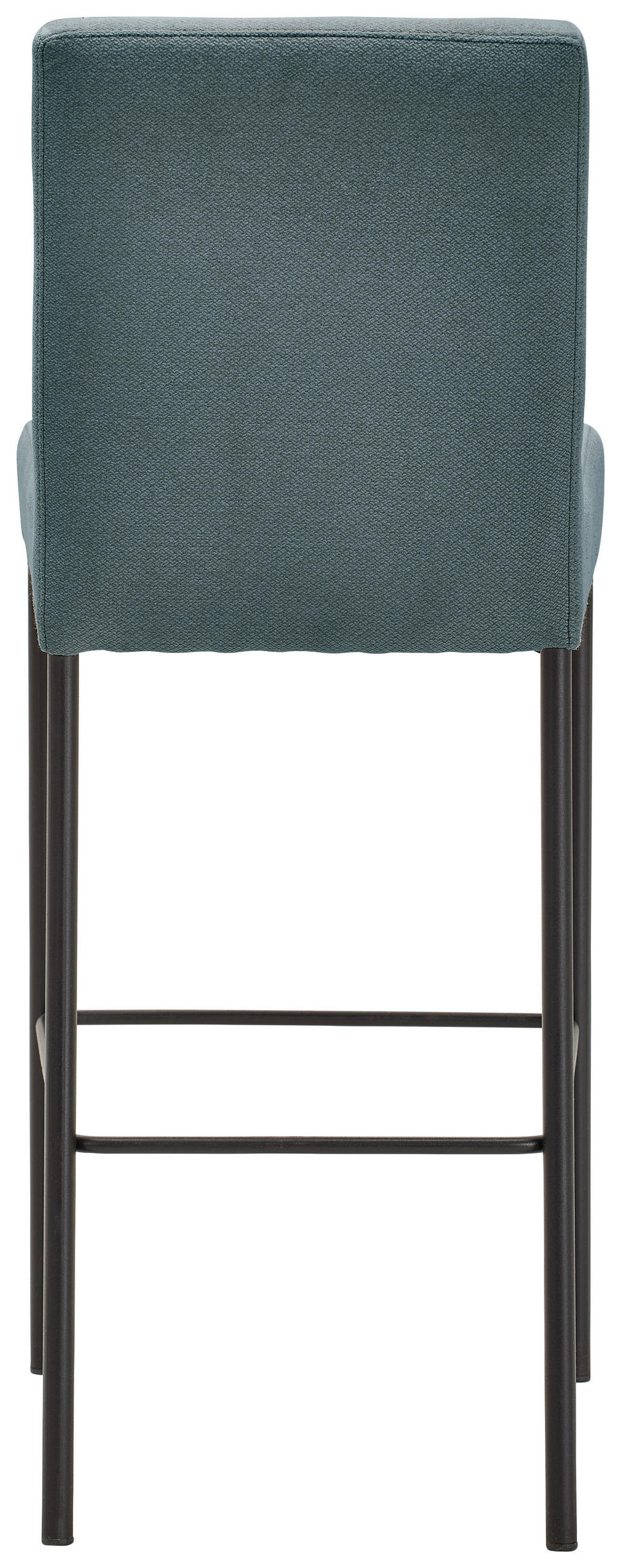 BARHOCKER Webstoff Schwarz, Jadegrün Eisen Stoffauswahl  - Jadegrün/Schwarz, Design, Textil/Metall (42/102/50cm) - home24