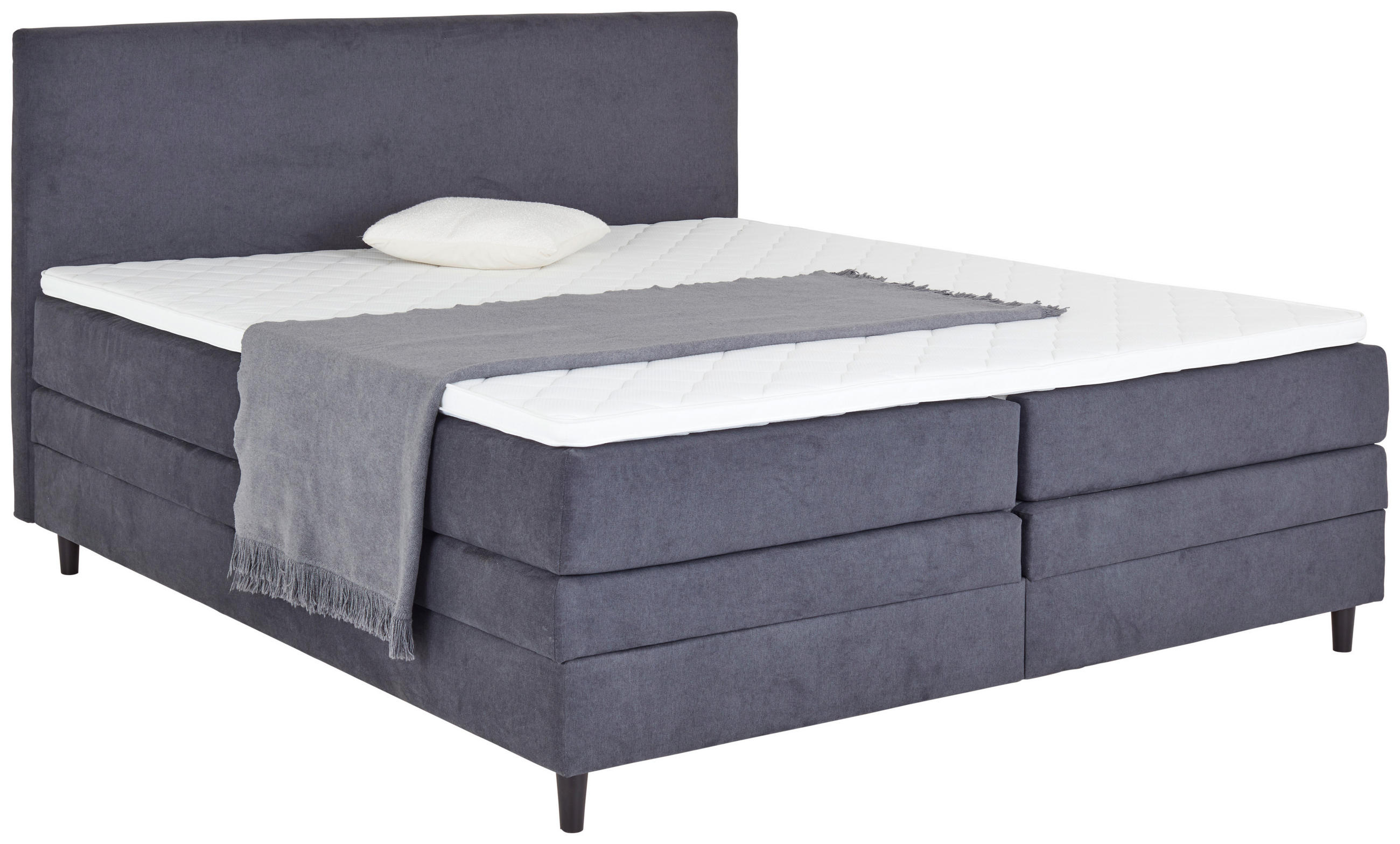 Boxspringbett mit Topper & Bettkasten 160x200 Kleopatra