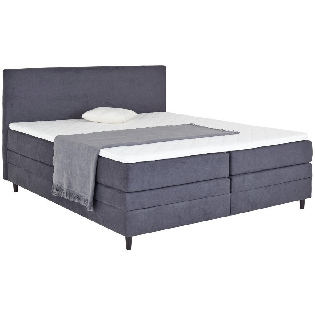 Boxspringbett mit Topper & Bettkasten 180x200 Kleopatra