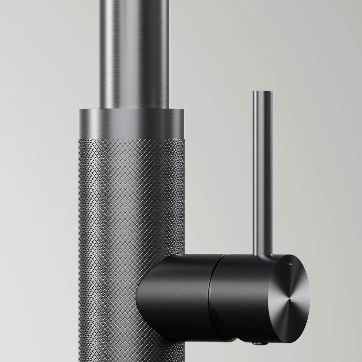 KÜCHENARMATUR  - Dunkelgrau, Design, Metall (4,3/45,4/23cm) - Dieter Knoll