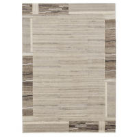 WOLLTEPPICH 70/140 cm Savana Kite Grau, Beige  - Beige/Grau, Basics, Textil (70/140cm) - Cazaris