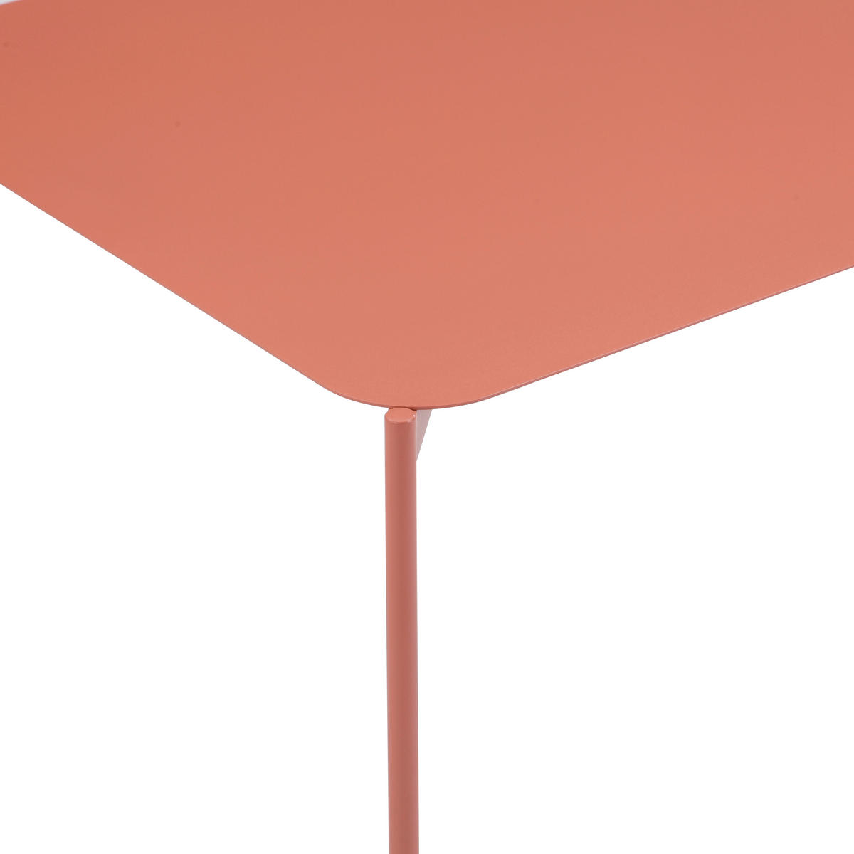 COUCHTISCH 60/60/40 cm quadratisch Terracotta  - Terracotta, Design, Metall (60/60/40cm) - Carryhome