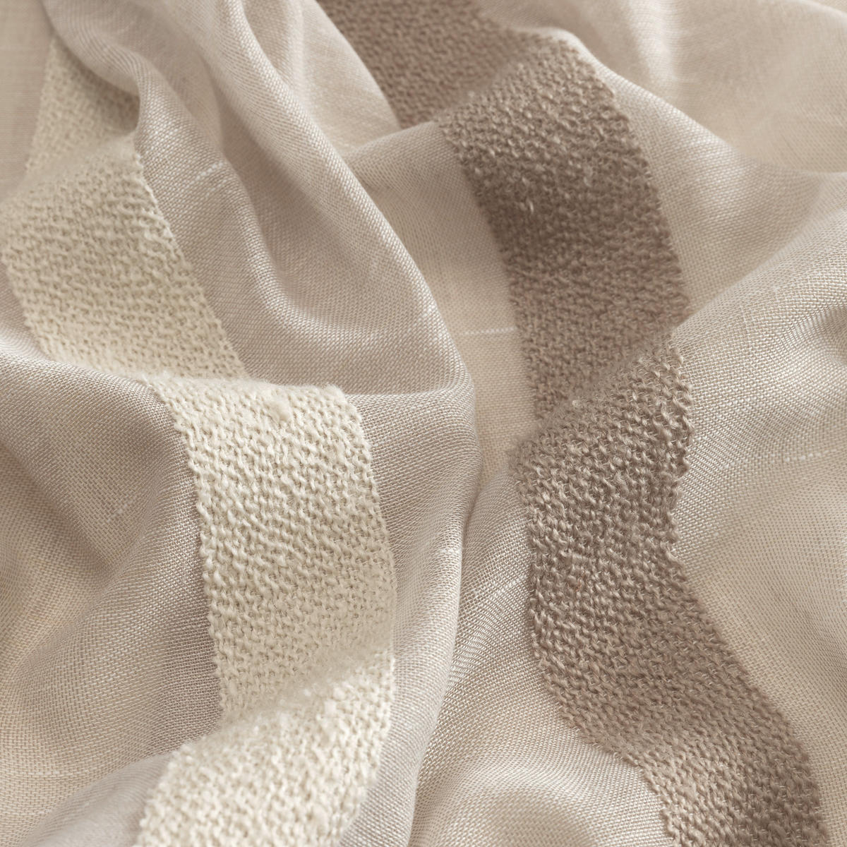 FERTIGVORHANG  halbtransparent  130/250 cm   - Sandfarben, Basics, Textil (130/250cm) - Schöner Wohnen