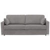 SCHLAFSOFA in Textil Blau, Braun  - Chromfarben/Blau, Konventionell, Textil/Metall (208/86/97cm) - Novel