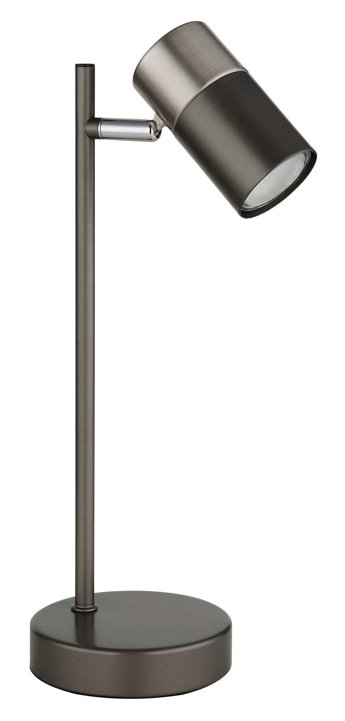 TISCHLEUCHTE Solin 13/12/35 cm  - Schwarzchrom/Schwarz, Design, Kunststoff/Metall (13/12/35cm) - Globo